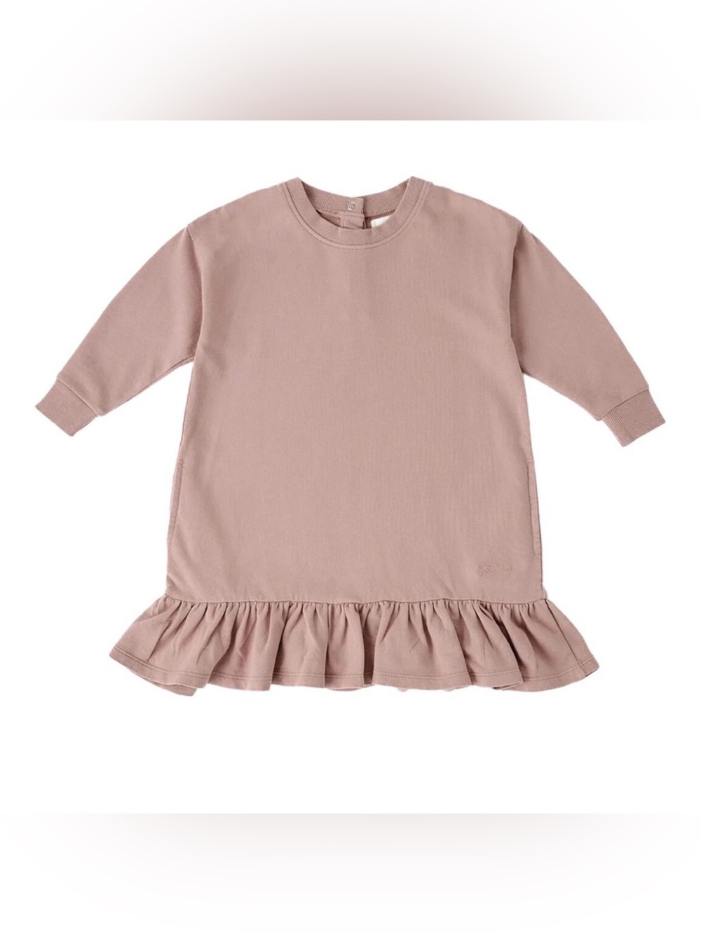 Pehr Ruffle Hem Knit Dress 2T